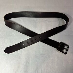 Dark Brown Leather Belt Size XXL Waist 42.5 to 47.5 Inches